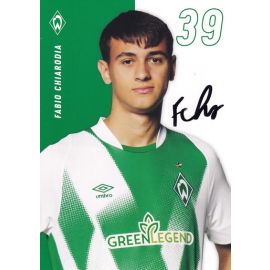 Autogramm Fussball | SV Werder Bremen | 2022 | Fabio CHIARODIA