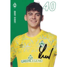 Autogramm Fussball | SV Werder Bremen | 2022 | Louis LORD