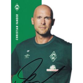Autogramm Fussball | SV Werder Bremen | 2022 | Christian VANDER