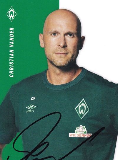 Autogramm Fussball | SV Werder Bremen | 2022 | Christian VANDER