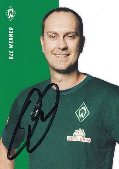 Autogramm Fussball | SV Werder Bremen | 2022 | Ole WERNER