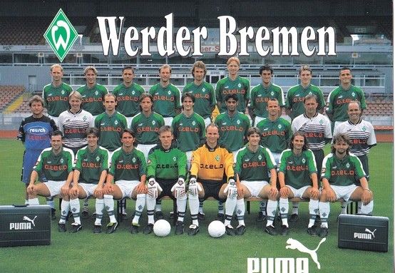 Mannschaftskarte Fussball | SV Werder Bremen | 1997
