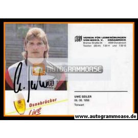 Autogramm Fussball | VfL Osnabrück | 1987 | Uwe SEILER