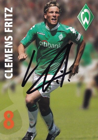 Autogramm Fussball | SV Werder Bremen | 2007 | Clemens FRITZ