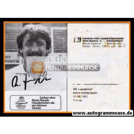 Autogramm Fussball | VfL Osnabrück | 1985 | Rolf GRÜNTHER