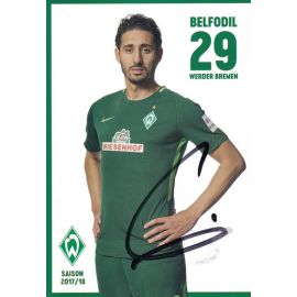 Autogramm Fussball | SV Werder Bremen | 2017 | Ishak BELFODIL