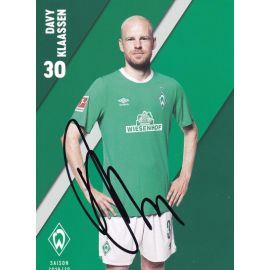 Autogramm Fussball | SV Werder Bremen | 2019 | Davy KLAASSEN