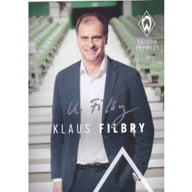 Autogramm Fussball | SV Werder Bremen | 2020 | Klaus FILBRY