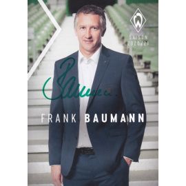 Autogramm Fussball | SV Werder Bremen | 2020 | Frank BAUMANN