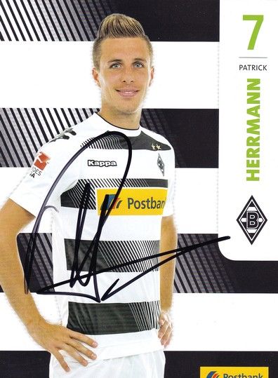 Autogramm Fussball | Borussia Mönchengladbach | 2016 | Patrick HERRMANN