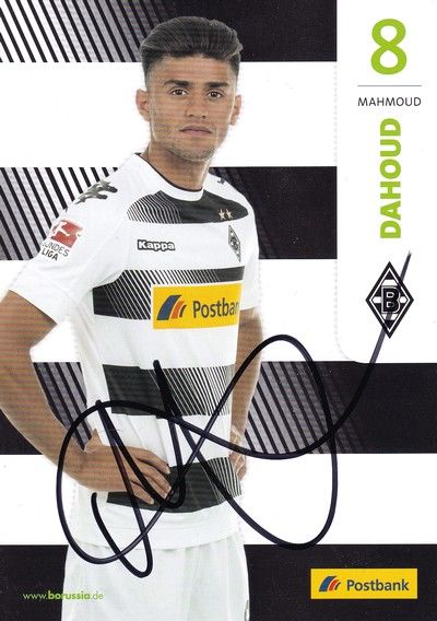 Autogramm Fussball | Borussia Mönchengladbach | 2016 | Mahmoud DAHOUD