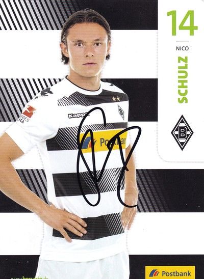 Autogramm Fussball | Borussia Mönchengladbach | 2016 | Nico SCHULZ