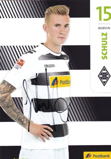 Autogramm Fussball | Borussia Mönchengladbach | 2016 | Marvin SCHULZ