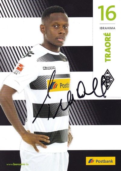 Autogramm Fussball | Borussia Mönchengladbach | 2016 | Ibrahimo TRAORE