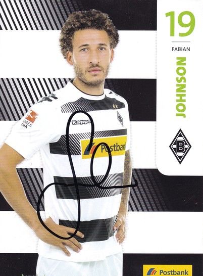 Autogramm Fussball | Borussia Mönchengladbach | 2016 | Fabian JOHNSON