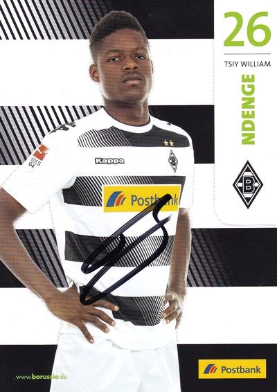 Autogramm Fussball | Borussia Mönchengladbach | 2016 | Tsiy William NDENGE