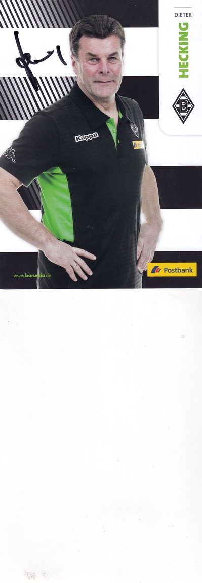 Autogramm Fussball | Borussia Mönchengladbach | 2016 | Dieter HECKING