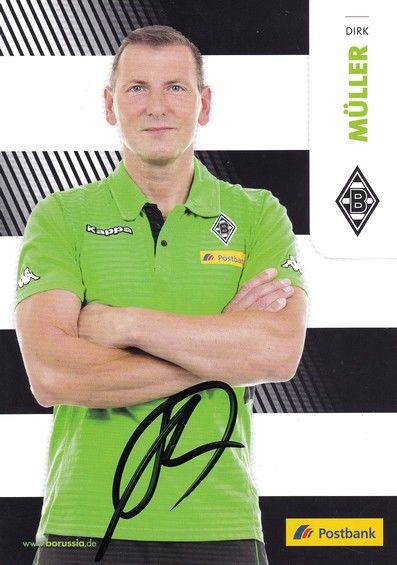 Autogramm Fussball | Borussia Mönchengladbach | 2016 | Dirk MÜLLER