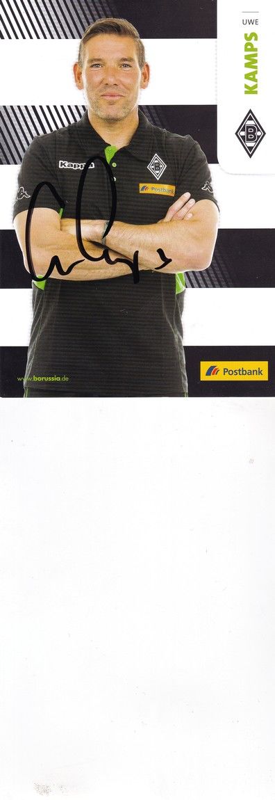 Autogramm Fussball | Borussia Mönchengladbach | 2016 | Uwe KAMPS