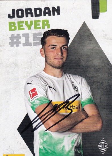 Autogramm Fussball | Borussia Mönchengladbach | 2019 | Jordan BEYER