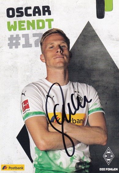 Autogramm Fussball | Borussia Mönchengladbach | 2019 | Oscar WENDT
