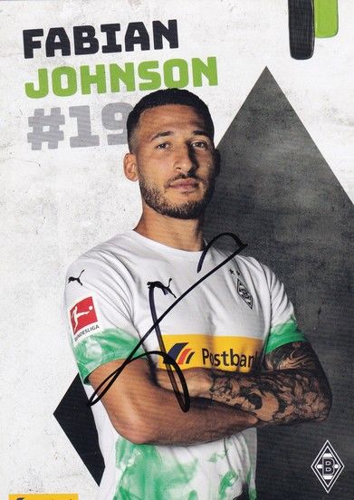 Autogramm Fussball | Borussia Mönchengladbach | 2019 | Fabian JOHNSON