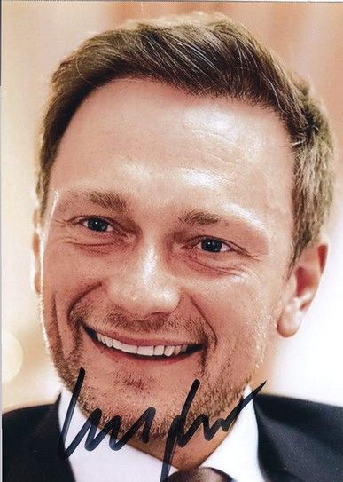 Autogramm Politik | FDP | Christian LINDNER | 2010er Foto (Portrait Color) 1