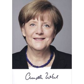 Autogramm Politik | CDU | Angela MERKEL | 2010er (Portrait Color) Lebenslauf