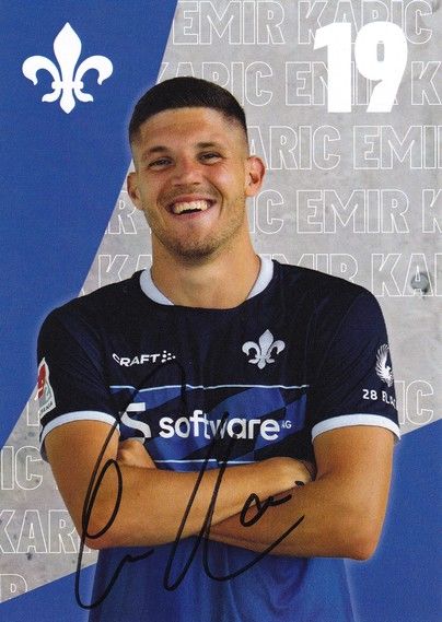 Autogramm Fussball | SV Darmstadt 98 | 2022 | Emir KARIC