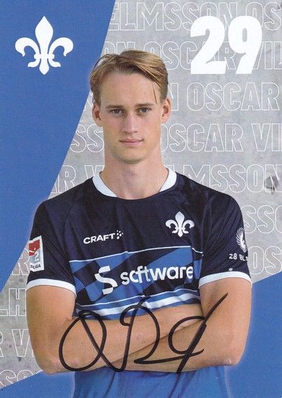 Autogramm Fussball | SV Darmstadt 98 | 2022 | Oscar VILHELMSSON