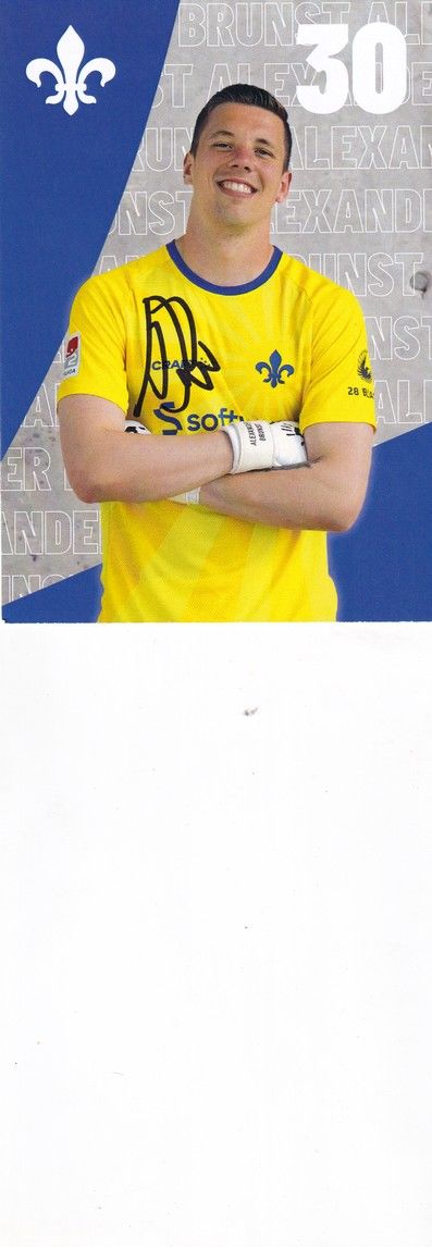 Autogramm Fussball | SV Darmstadt 98 | 2022 | Alexander BRUNST