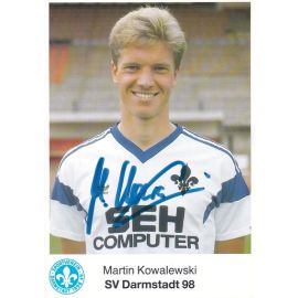 Autogramm Fussball | SV Darmstadt 98 | 1989 | Martin KOWALEWSKI