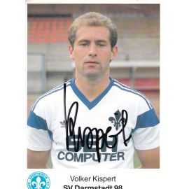 Autogramm Fussball | SV Darmstadt 98 | 1989 | Volker KISPERT