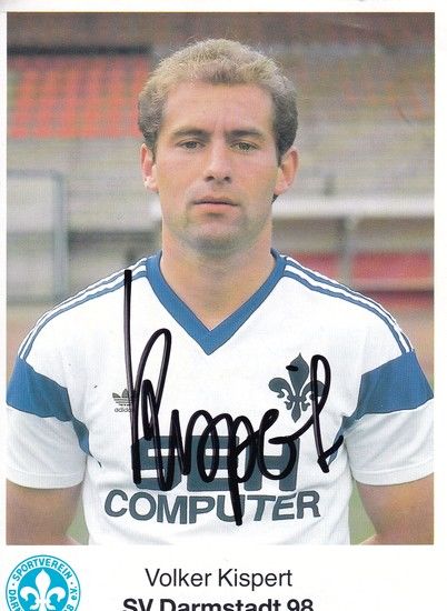 Autogramm Fussball | SV Darmstadt 98 | 1989 | Volker KISPERT