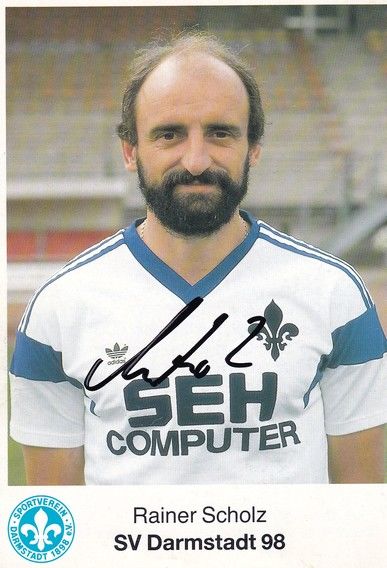 Autogramm Fussball | SV Darmstadt 98 | 1989 | Rainer SCHOLZ