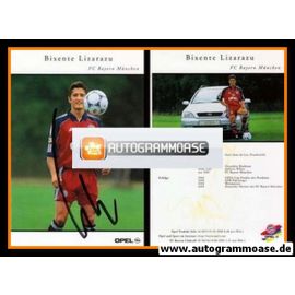 Autogramm Fussball | FC Bayern M&uuml;nchen | 1999 | Bixente LIZARAZU