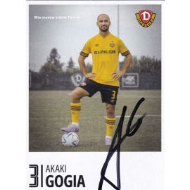 Autogramm Fussball | Dynamo Dresden | 2022 | Akaki GOGIA