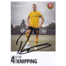 Autogramm Fussball | Dynamo Dresden | 2022 | Tim KNIPPING