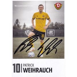 Autogramm Fussball | Dynamo Dresden | 2022 | Patrick WEIHRAUCH