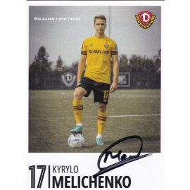 Autogramm Fussball | Dynamo Dresden | 2022 | Kyrylo MELICHENKO