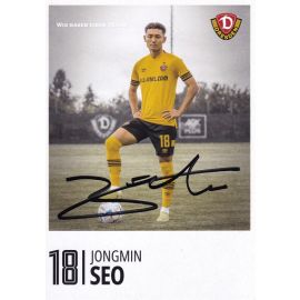 Autogramm Fussball | Dynamo Dresden | 2022 | Jongmin SEO