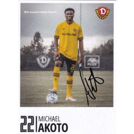 Autogramm Fussball | Dynamo Dresden | 2022 | Michael AKOTO