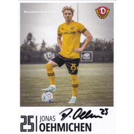 Autogramm Fussball | Dynamo Dresden | 2022 | Jonas OEHMICHEN