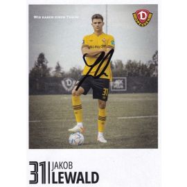 Autogramm Fussball | Dynamo Dresden | 2022 | Jakob LEWALD