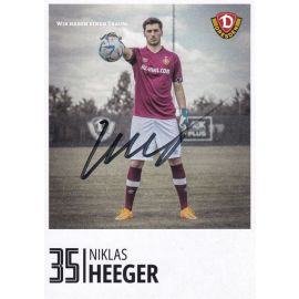 Autogramm Fussball | Dynamo Dresden | 2022 | Niklas HEEGER