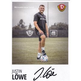 Autogramm Fussball | Dynamo Dresden | 2022 | Justin LÖWE