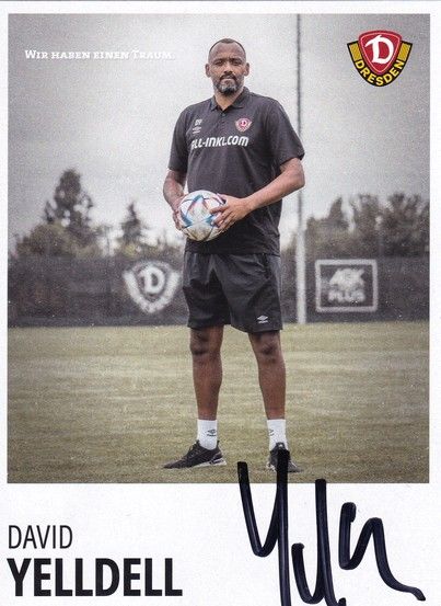 Autogramm Fussball | Dynamo Dresden | 2022 | David YELLDELL