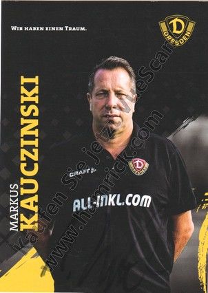 Autogramm Fussball | Dynamo Dresden | 2020 | Markus KAUCZINSKI