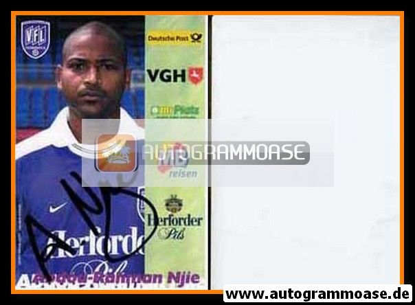 Autogramm Fussball | VfL Osnabrück | 2001 | Abdou-Rahman NJIE