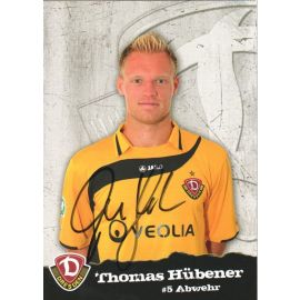Autogramm Fussball | Dynamo Dresden | 2010 | Thomas HÜBENER